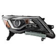Passenger Side Headlight, with Bulb, Halogen, Clear Lens, 6 Cyl., 3.5L Engine, CAPA Certified