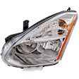 2011-2012 Nissan Rogue - Driver Side Headlight, with Bulb, HID/Xenon, with HID bulb and ballast, 4 Cyl., 2.5L Engine