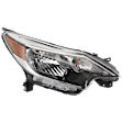 Passenger Side Headlight, with Bulb, Halogen, Clear Lens, 4 Cyl., 1.6L Engine