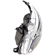 Driver Side Halogen Headlight, With bulb(s), OE Replacement
