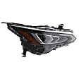 Passenger Side Headlight, with Bulb, LED, Clear Lens