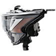 Driver Side Headlight, with Bulb, LED, Clear Lens