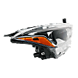 Passenger Side Headlight, with Bulb, Halogen, Clear Lens