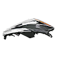 Passenger Side Headlight, with Bulb, Halogen, Clear Lens
