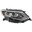 Passenger Side Headlight, with Bulb, LED, Clear Lens