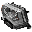 Passenger Side Headlight, with Bulb, LED, Clear Lens, CAPA Certified