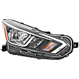 Passenger Side Headlight, with Bulb, Halogen, Clear Lens, 4 Cyl., 1.6L Engine, CAPA Certified
