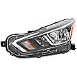 Driver Side Headlight, with Bulb, Halogen, Clear Lens, 4 Cyl., 1.6L Engine