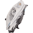 Passenger Side Headlight, with Bulb, Halogen, Clear Lens