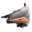 Passenger Side Headlight, with Bulb, Halogen, Clear Lens, SR Model