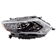 Passenger Side Headlight, with Bulb, Halogen, Clear Lens
