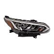 Passenger Side Headlight, with Bulb, Halogen, Clear Lens, 4 Cyl., 2.0L Engine, CAPA Certified