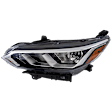 Driver Side Headlight, with Bulb, Halogen, Clear Lens, 4 Cyl., 2.0L Engine, CAPA Certified