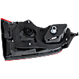 Passenger Side, Inner Tail Light, with Bulb, Halogen, Clear and Red Lens, 4 Cyl., 2.0L Engine