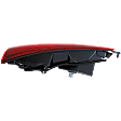 Passenger Side, Inner Tail Light, with Bulb, Halogen, Clear and Red Lens, 4 Cyl., 2.0L Engine