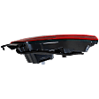 Passenger Side, Inner Tail Light, with Bulb, Halogen, Clear and Red Lens, 4 Cyl., 2.0L Engine