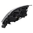 Passenger Side Headlight, with Bulb, LED, Clear Lens