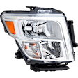 Passenger Side Halogen Headlight, With bulb(s), OE Replacement,, CAPA Certified