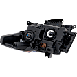 Driver Side Halogen Headlight, With bulb(s), OE Replacement