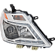 Passenger Side LED Headlight, With bulb(s)