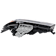 Passenger Side LED Headlight, With bulb(s), Clear Lens, Black Interior,, CAPA Certified