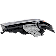 Driver Side LED Headlight, With bulb(s), Clear Lens, Black Interior, CAPA Certified