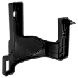 Front, Passenger Side Fog Light Cover, Black