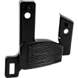 Front, Driver Side Fog Light Cover, Black