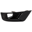Front, Passenger Side Fog Light Trim, Black, Gloss Black Bezel, SL Model, with Midnight Edition