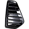 Front, Passenger Side Fog Light Cover, Black
