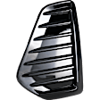 Front, Driver Side Fog Light Cover, Black