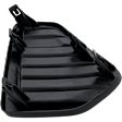Front, Driver Side Fog Light Cover, Black