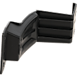 Front, Driver Side Fog Light Cover, Black