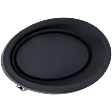 Front, Driver Side Fog Light Cover, Textured Black, 4 Cyl., 2.0L Engine