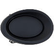 Front, Driver Side Fog Light Cover, Textured Black, 4 Cyl., 2.0L Engine
