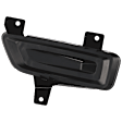 Front, Passenger Side Fog Light Cover, Black