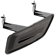 Front, Passenger Side Fog Light Cover, Black