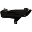 Driver Side Fog Light Cover, Black