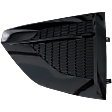 Front, Passenger Side Fog Light Cover, Black