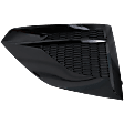Front, Passenger Side Fog Light Cover, Black