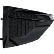Front, Driver Side Fog Light Cover, Black