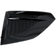 Front, Driver Side Fog Light Cover, Black