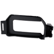 Driver Side Fog Light Cover, Textured Black