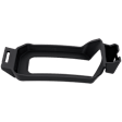 Driver Side Fog Light Cover, Textured Black