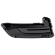 Front, Passenger Side Fog Light Cover, Textured Black