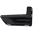 Front, Driver Side Fog Light Cover, Textured Black