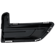 Front, Driver Side Fog Light Cover, Textured Black