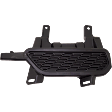 Front, Driver Side Fog Light Cover, Textured Black, Without Trim, 4 Cyl., 2.0L Engine