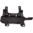Front, Driver Side Fog Light Cover, Textured Black, Without Trim, 4 Cyl., 2.0L Engine
