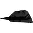 Front, Passenger Side Fog Light Cover, Textured Black, With Black Trim